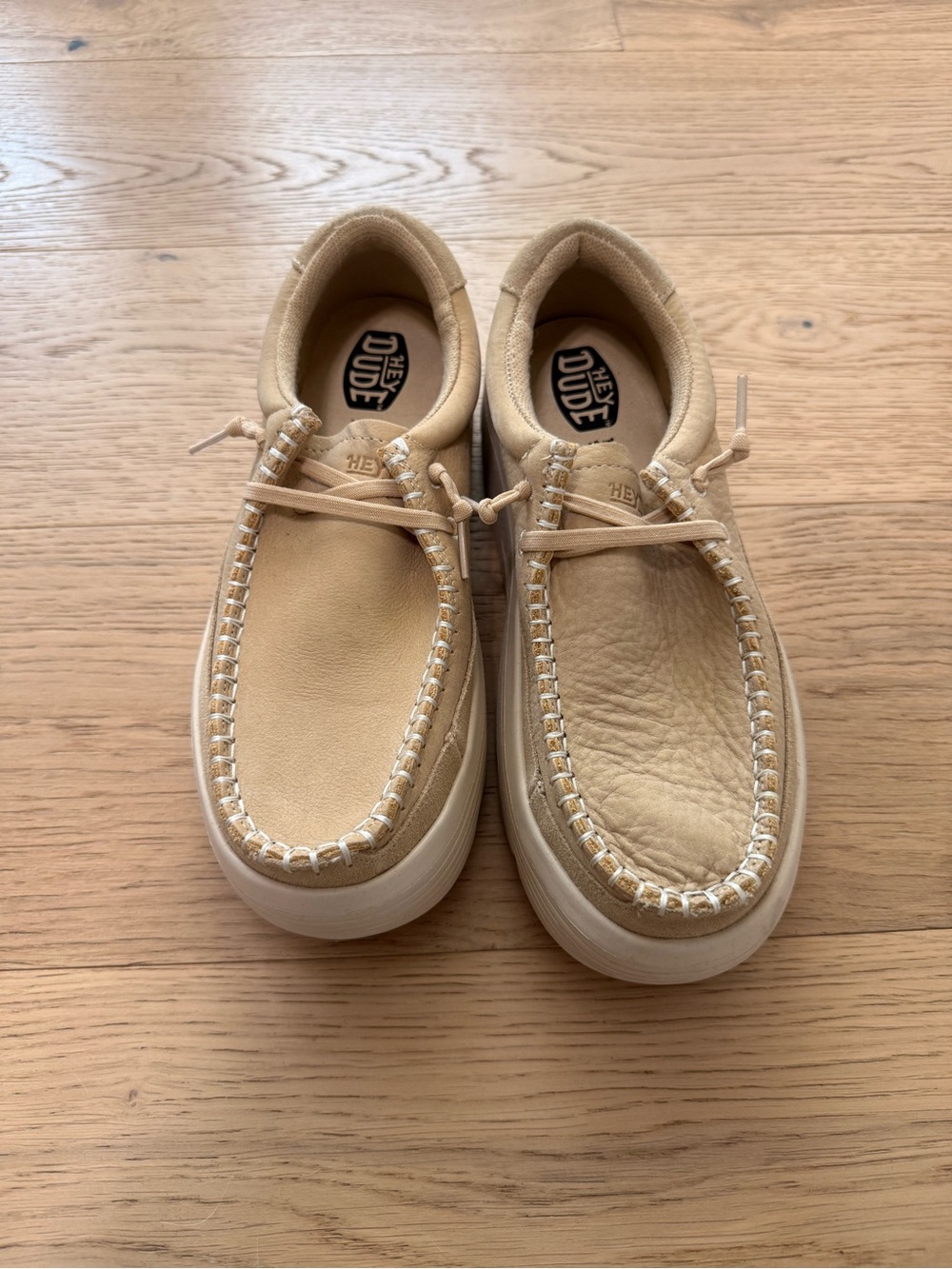 Hey Dude Austin Lift Tan/Beige Slip-On